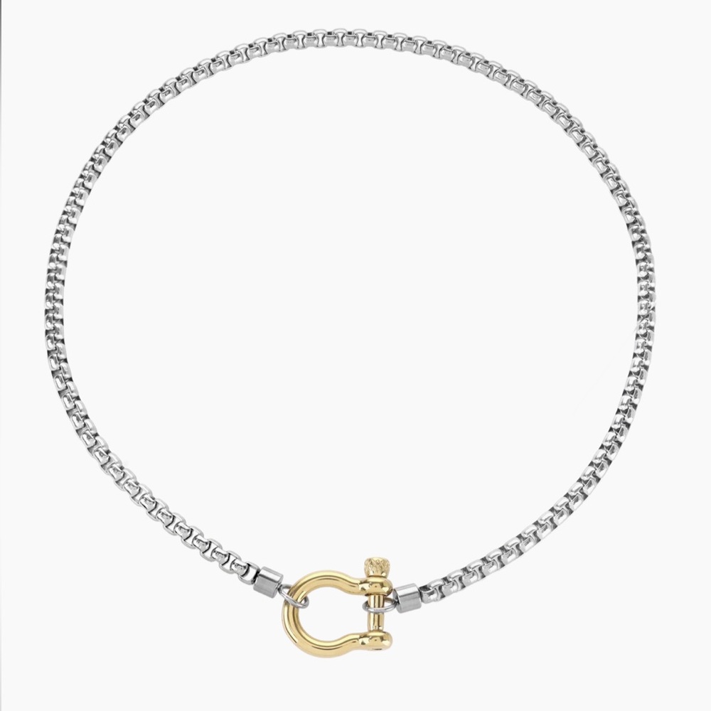 18k Gold Plated HERRADURA MIX NECKLACE
